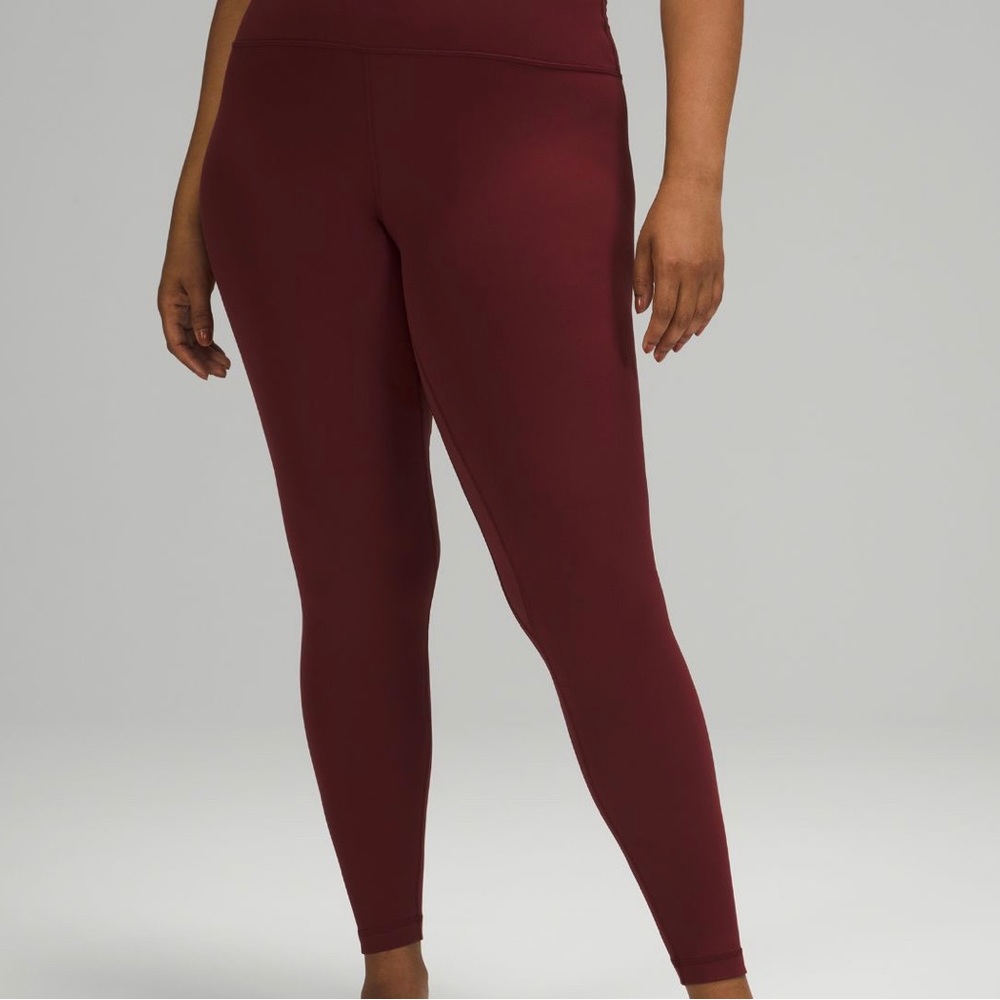 Lululemon align high rise 28” inch pant Red Merlot
